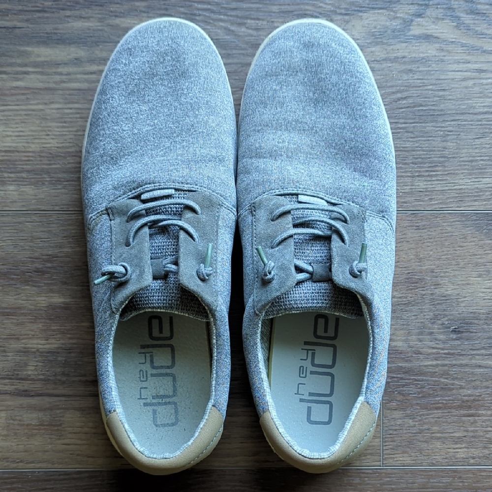 Hey Dude Men's Gray Casual Shoes